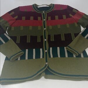 Vintage Anne Crimmins for Umi Collections cardigan med/large